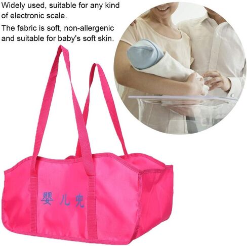 Weighing Bag Baby Portable Baby Infant Weighing Bag, Baby Weighing Bag Hand Held Baby Scale Baby Weighing Bag Soft Durable Fabric Washable Handbag Accessory Baby Weighing Cloth in Saudi Arabia