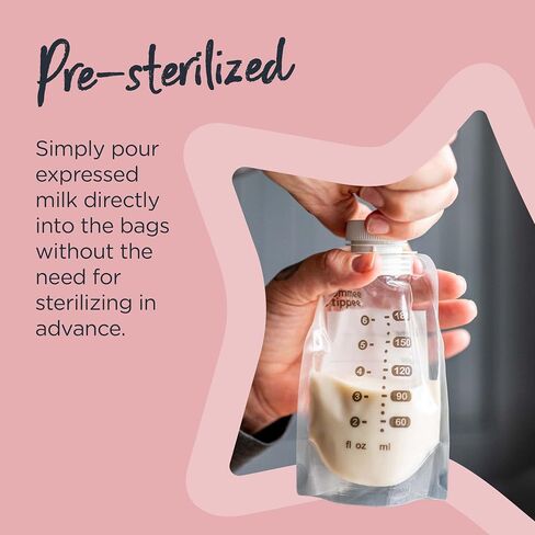 Tommee Tippee Breast Milk Starter Set, Compatible With All Leading Breast Pumps, Includes Breast-Like Nipples, 3x Milk Pouch Bottle Holders, 3x Pre-Sterilized Breastmilk Pouches And Adapter Set in Saudi Arabia