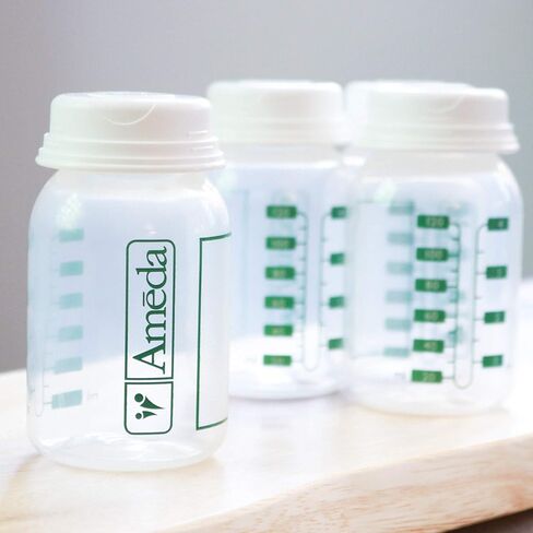 Ameda Breastmilk Storage Bottles | Breast Milk Storage Containers | 4 Count in Saudi Arabia