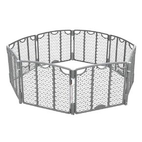 Evenflo Versatile Play Space Adjustable Play Area, 6-Panel (Cool Gray) in Saudi Arabia