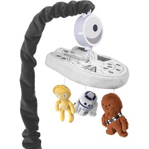 Lambs & Ivy Star Wars Signature Millennium Falcon Musical Baby Crib Mobile Toy in Kuwait