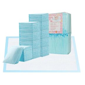 Disposable Changing Pads for Baby, 50 Pack Portable Diaper Changing Pad Liner, Baby Changing Pad Waterproof Underpads Changing Table Pads (Blue, 18x24 Inch)