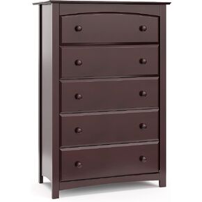 Storkcraft Kenton 6 Drawer Universal Dresser (Pebble Gray) – Dresser For Kids Bedroom, Nursery Dresser Organizer, Chest Of Drawers For Bedroom With 6 Drawers, Universal Design For Children’s Bedroom in Kuwait