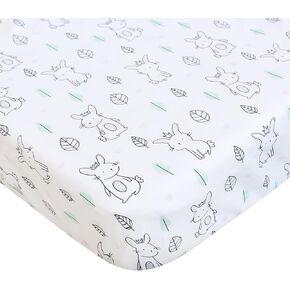 Pack and Play Sheets fitted Boy, Mini Crib Sheets fits 39"x 27"x 5" Graco Playard Playpen, Black Star Print Pack and Play fitted Sheets for Mini Crib Bedding