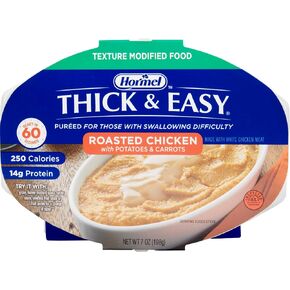 Thick & Easy Purees Puree 7 oz. Tray Roasted Chicken with Potatoes/Carrots Ready to Use Puree, 60748 - Case of 7 in Saudi Arabia