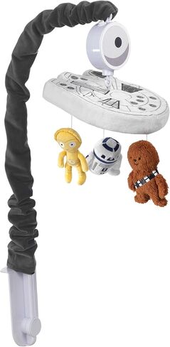Lambs & Ivy Star Wars Signature Millennium Falcon Musical Baby Crib Mobile Toy in Saudi Arabia