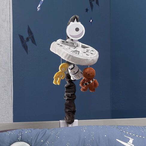 Lambs & Ivy Star Wars Signature Millennium Falcon Musical Baby Crib Mobile Toy in Saudi Arabia
