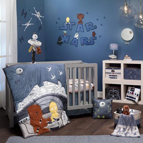 Lambs & Ivy Star Wars Signature Millennium Falcon Musical Baby Crib Mobile Toy in Saudi Arabia