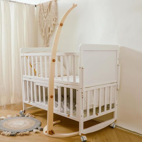 Baby Mobile for Crib, HBM Rainbow Baby Crib Mobile Boho Celling Mobile,Nursery Decor Baby Shower Gift for Boys & Girls (Blue) in Saudi Arabia