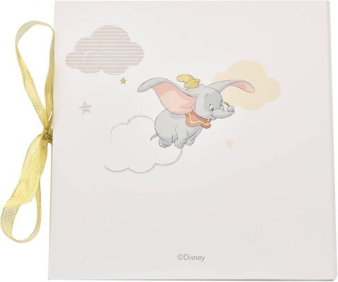 Happy Homewares Magical Beginnings Paper Wrap My Little Keepsakes صندوق تذكار 6 أدراج دامبو - صندوق تذكاري للأطفال حديثي الولادة - مرخص رسميًا in Kuwait
