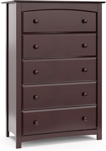 Storkcraft Kenton 6 Drawer Universal Dresser (Pebble Gray) – Dresser For Kids Bedroom, Nursery Dresser Organizer, Chest Of Drawers For Bedroom With 6 Drawers, Universal Design For Children’s Bedroom in Kuwait