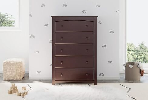Storkcraft Kenton 6 Drawer Universal Dresser (Pebble Gray) – Dresser For Kids Bedroom, Nursery Dresser Organizer, Chest Of Drawers For Bedroom With 6 Drawers, Universal Design For Children’s Bedroom in Kuwait