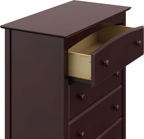 Storkcraft Kenton 6 Drawer Universal Dresser (Pebble Gray) – Dresser For Kids Bedroom, Nursery Dresser Organizer, Chest Of Drawers For Bedroom With 6 Drawers, Universal Design For Children’s Bedroom in Kuwait