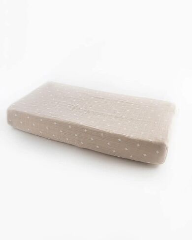Little Unicorn Changing Pad Cover | 100% Cotton Muslin | Super Soft | Baby Diaper Changing | Machine Washable | Solid Color | 16" x 32" (Fern) in Saudi Arabia