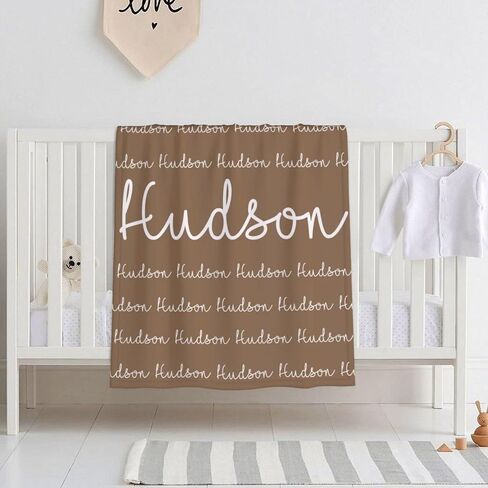 Sweewind Personalized Baby Blankets for Boys Girls Custom Name Blankets Personalized Baby Gifts Personalized Kids Blankets Custom Baby Blanket with Name Monogrammed Personalized Baby Item (Names) in Saudi Arabia