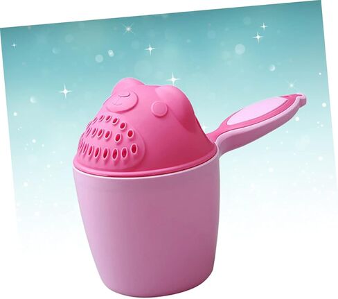 Toyvian Newborn Shampoo Plastic Scoops Shampoo Baby Shampoo Rinse Cup Baby Bath Cup Baby Hair Washing Cup Shampoo Scoops Sprinkler Baby Bath Rinse Cup Shampoo Cup Take a Bath Mouthwash Cup in Kuwait