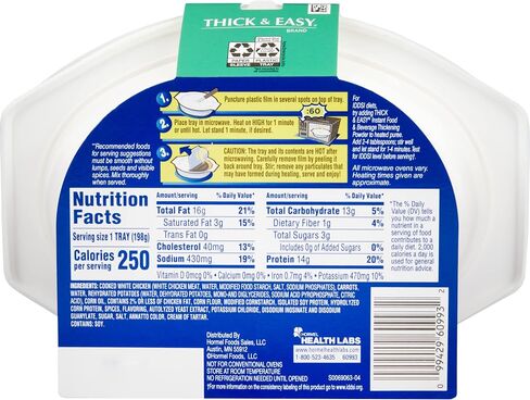 Thick & Easy Purees Puree 7 oz. Tray Roasted Chicken with Potatoes/Carrots Ready to Use Puree, 60748 - Case of 7 in Saudi Arabia