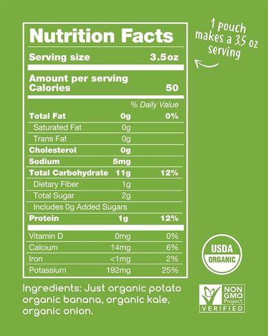 Amara Organic Baby Food - Stage 3 - Ancient Grain - Baby Cereal to Mix With Breastmilk, Water or Baby Formula - Shelf Stable Baby Food Pouches Made from Organic Fruit and Veggies - 10 Pouches, 3.9oz Per Serving in Saudi Arabia