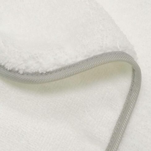 منشفة حمام أطفال بغطاء للرأس من الألياف الدقيقة مضادة للحساسية من بوليت، مقاس 91.44 × 91.44 سم، عبوتان (أزرق/أبيض) in Kuwait