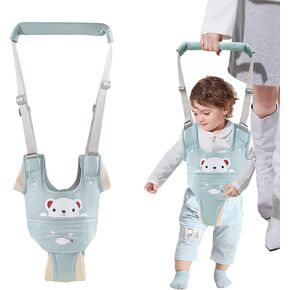 Baby Walking Harness Detachable Crotch Toddler Walker Assistant | Handheld Kids Walker Helper, Adjustable Baby Walker Assistant Belt, Infant Toddler Learning Walker for 9-24 Months(Pink) in Saudi Arabia