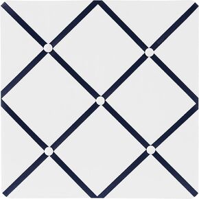 White and Navy Hotel Fabric Memory/Memo Photo Bulletin Board by Sweet Jojo Designs in Saudi Arabia