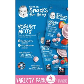 Gerber Yogurt Melts Variety Pack, 4 Oz, 4 Ct in Kuwait