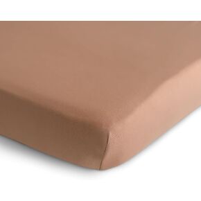 mushie Stretchy & Soft Mini Crib Sheet | Fitted 24" x 38" (Blush) in Saudi Arabia