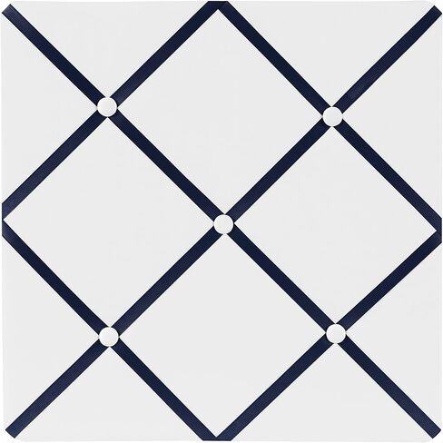 White and Navy Hotel Fabric Memory/Memo Photo Bulletin Board by Sweet Jojo Designs in Saudi Arabia