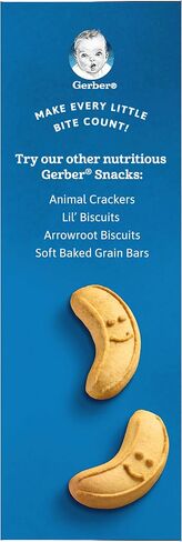 Gerber Toddler Lil' Biscuits (Vanilla Wheat Lil Biscuits, Pack of 4) in Saudi Arabia