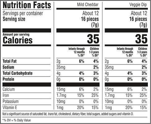 Gerber Lil' Crunchies, Cheddar and Veggie Dip, 1.48 Ounce, 4 Count in Saudi Arabia