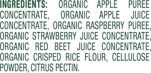 أغذية الأطفال العضوية، المرحلة 4، وجبات خفيفة من الفاكهة للأطفال الصغار، بنجر الفاكهة الحمراء ومضغ التوت المقرمش، 0.63 أونصة في عبوات فردية (5 قطع) in Kuwait