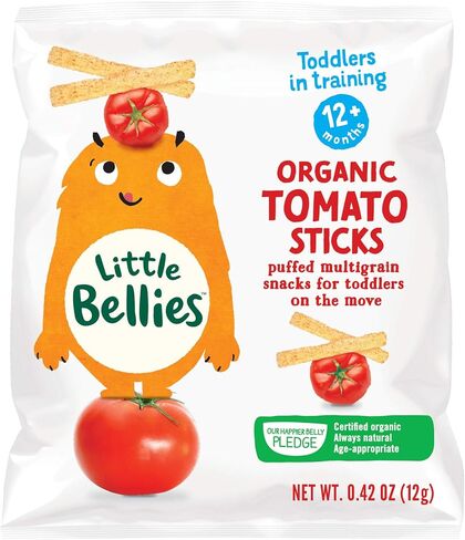 Little Bellies Organic Animal Crackers for 12+ Months, 4.58 Ounce Bag (Pack of 5) in Kuwait