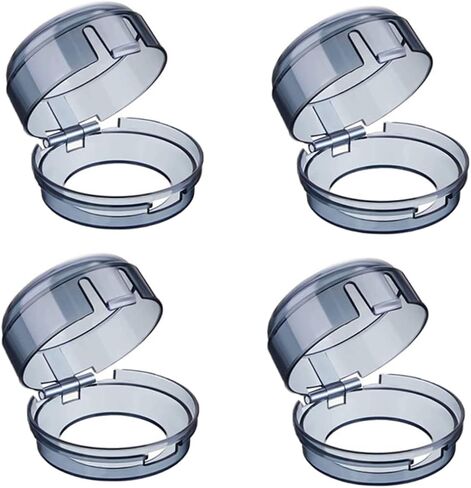 Gadpiparty 4pcs Switch Cover La Noire Switch Stove Gas Black Knobs Kids Stove Guard Baby Safety Switch Cover Child Proof Stove Knob Covers Switch Guard Child Proof Stove Cover Gas Safety Case in Saudi Arabia