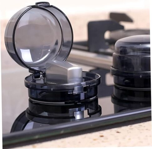 Gadpiparty 4pcs Switch Cover La Noire Switch Stove Gas Black Knobs Kids Stove Guard Baby Safety Switch Cover Child Proof Stove Knob Covers Switch Guard Child Proof Stove Cover Gas Safety Case in Saudi Arabia