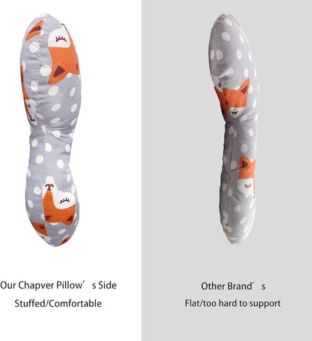 وسادة سفر للأطفال من تشابفر، وسائد لدعم الرأس والرقبة للرضع لمقعد السيارة، كرسي يدفع باليدين، هدية للأطفال بعمر 0-1 سنة، ثعلب in Kuwait