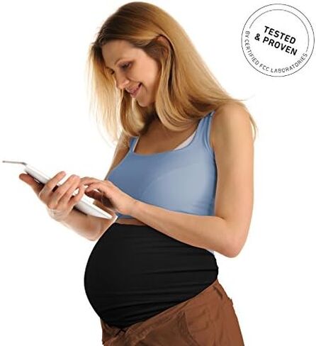 Vest Anti-Radiation Safe & Healthy Pregnancy Belt Cover Belly Band - XL - Black in Saudi Arabia