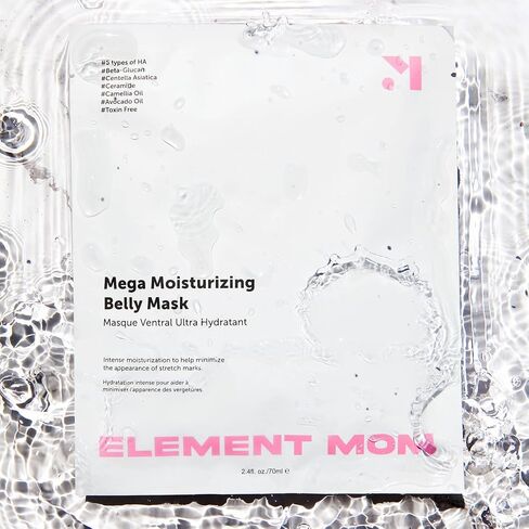 Element Mom Discovery Set - 3 PCS | 1-Pack Belly Mask +1 Belly Fabulous Oil +1 Stretch Mark Cream | Toxin Free Maternity Skincare| For Pregnancy Stretch Marks in Saudi Arabia