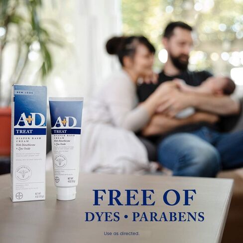 A+D Zinc Oxide Diaper Cream, 4 Ounces each (2 Pack) in Saudi Arabia