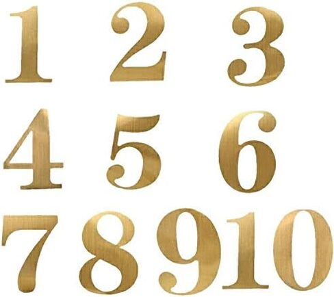 StayMax Wedding Party Number Stickers for Table Card Accessories Decorative self-adhensive Number Sticker 1-10 in Saudi Arabia