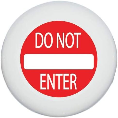 Single Do Not Enter Street Road Highway Sign Drawer Knob Pulls Ceramic Dresser Cabinet Handles for Children's Nursery Decor in Saudi Arabia