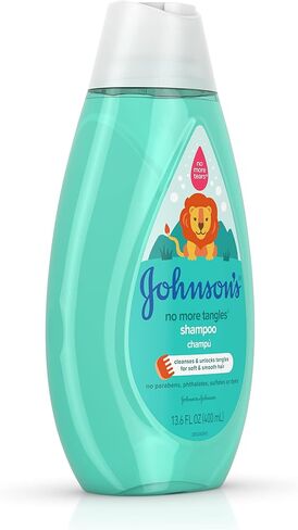 Johnson's No More Tangles Detangling Shampoo for Toddlers and Kids, Gentle No More Tears Formula, Hypoallergenic and Free of Parabens, Phthalates, Sulfates and Dyes, 13.6 fl. oz (Pack of 3) in Saudi Arabia