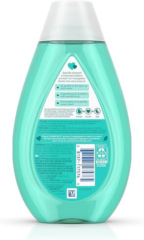 Johnson's No More Tangles Detangling Shampoo for Toddlers and Kids, Gentle No More Tears Formula, Hypoallergenic and Free of Parabens, Phthalates, Sulfates and Dyes, 13.6 fl. oz (Pack of 3) in Saudi Arabia