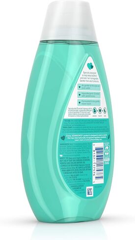 Johnson's No More Tangles Detangling Shampoo for Toddlers and Kids, Gentle No More Tears Formula, Hypoallergenic and Free of Parabens, Phthalates, Sulfates and Dyes, 13.6 fl. oz (Pack of 3) in Saudi Arabia