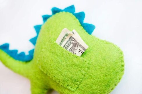 Nivas Handmade Dinosaur Tooth Fairy Pouch / Boy Tooth Fairy Pillow / Girl Tooth Fairy Pillow / Keepake Tooth Fairy Pillow / Monster Theme Tooth Fairy in Kuwait