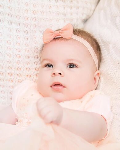 jollybows 40pcs Baby Girls Bows Headbands Elastic Hairband Ribbon Bow Hair Accessories for Newborns Infants Toddlers and Kids in Kuwait