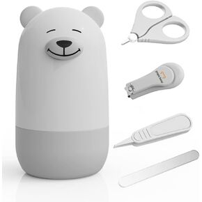Baby Nail Clippers Set with Cute Case, Infant Fingernail and Toenail File Kit for Newborn Manicure and Pedicure, New Mom Grooming Gift in Saudi Arabia