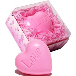ايكسينج 24 صندوق صابون معطر مصنوع يدويا بتصميم قلوب بلون زهري مناسب كهدية تذكارية للضيوف لحفلات الزفاف وحفلات استقبال المولود الجديد والحفلات وعيد الشكر وحفلات اعياد الميلاد in Kuwait
