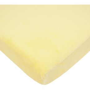 American Baby Company Heavenly Soft Chenille Fitted Mini Crib Sheet 24" x 38", Warm and Cozy Chenille Portable Sheet, Blue, for Boys and Girls, Fits Most Pack N Play Mattresses in Kuwait