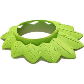 Baby Shower Cap, Soft Baby Bath Head Cap Leaf Shaped Elastic Bath Safety Hat Shower Visor Bathing Hat for Toddler Baby Kids Children Washing Hair in Kuwait