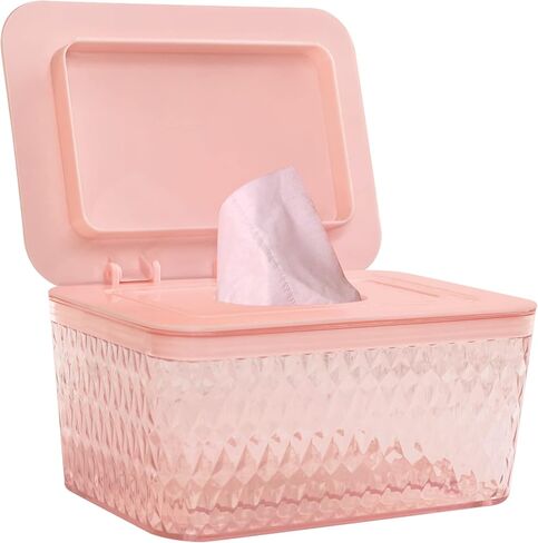 Wipes Dispenser Seal-Designed Wipe Dispenser Holder Wipes Case Box for Bathroom Keep Wipes Fresh, Dust-Proof & Non-Slip in Saudi Arabia